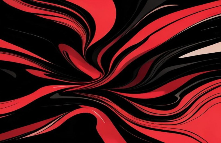 Black And Red 1080p AI Wallpaper