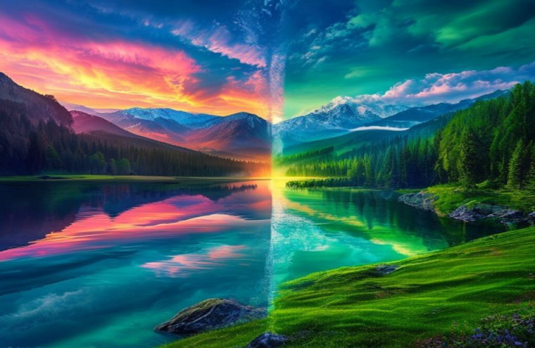 X Dual Screen AI Wallpaper