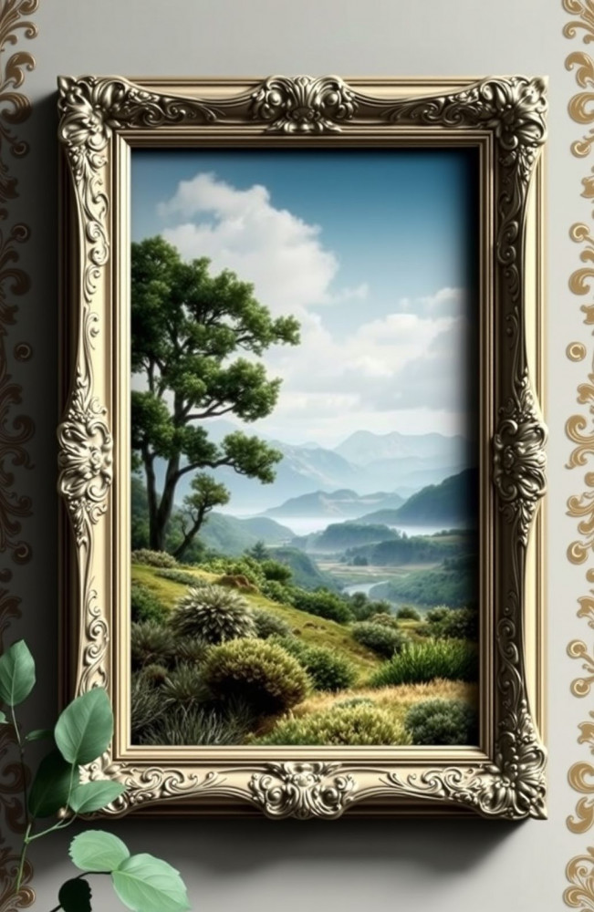 HD Photo Frame AI Wallpaper