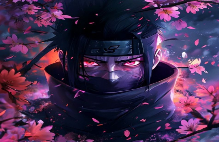 Cool Itachi AI Wallpaper