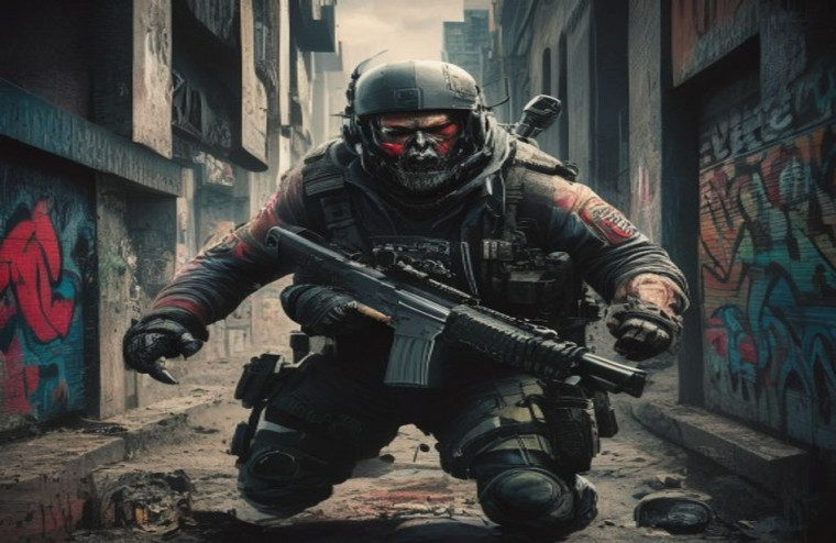 Cs Go Terrorist AI Wallpaper