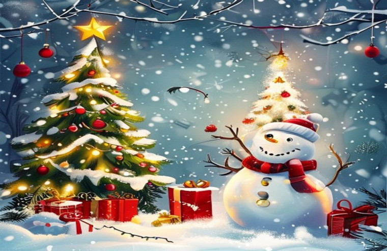 iPad AI Wallpaper Christmas