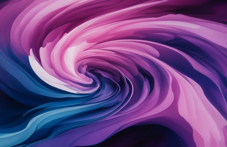 Pink Purple And Blue AI Wallpaper