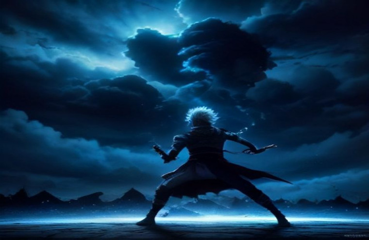 Naruto Vs Sasuke HD AI Wallpaper