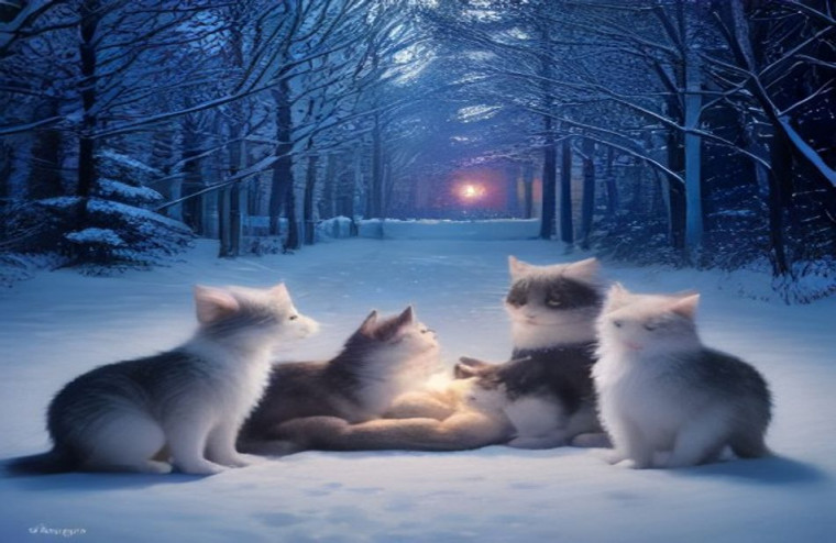 Winter Pet AI Wallpaper