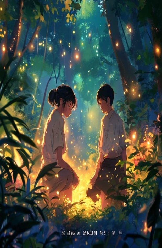 Hotarubi No Mori E AI Wallpaper