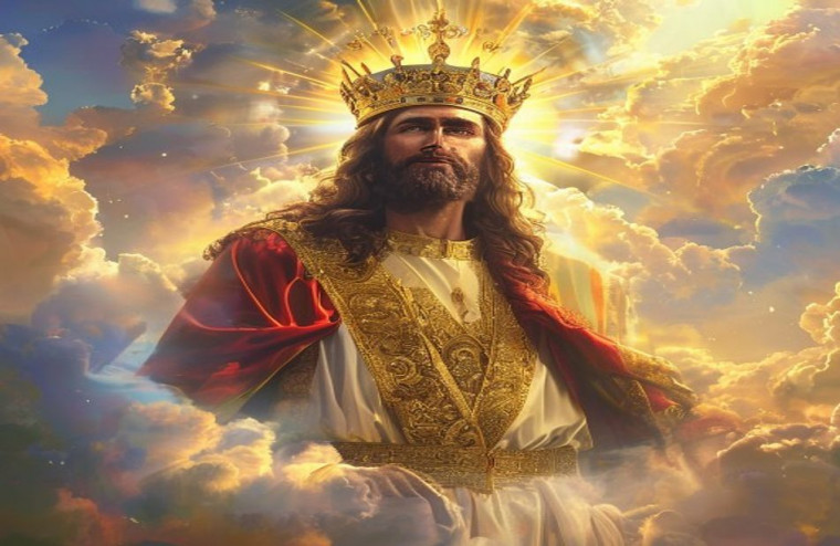 King Jesus AI Wallpaper