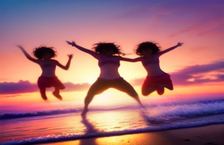 Happiness HD AI Wallpaper