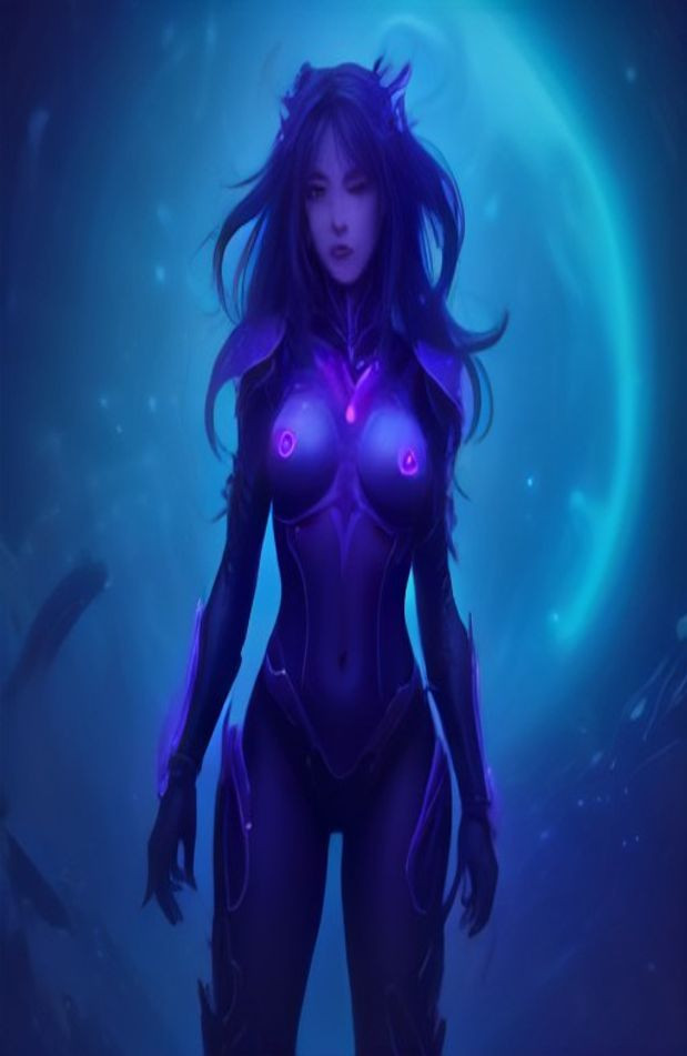Kai Sa AI Wallpaper