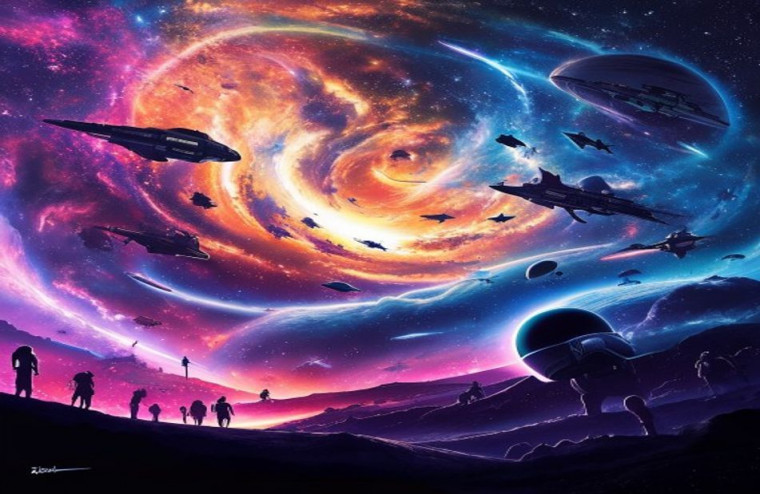 Epic Star Wars AI Wallpaper