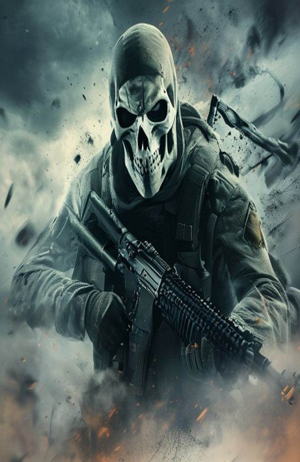 Mw2 Ghost AI Wallpaper