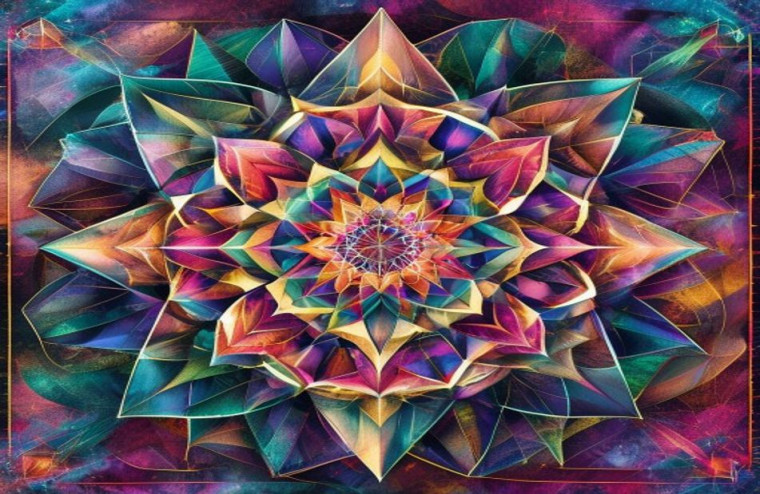Sacred Geometry AI Wallpaper HD