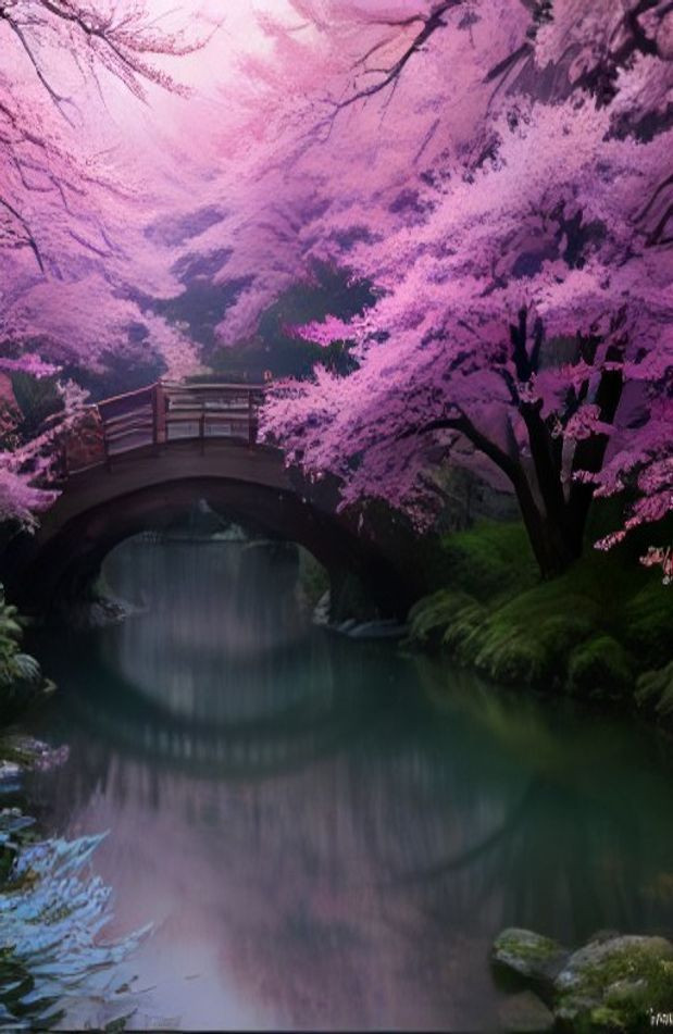 Japanese Aesthetic AI Wallpaper