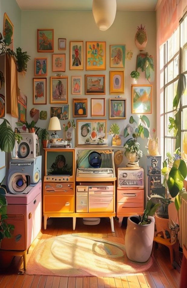 Wes Anderson AI Wallpaper