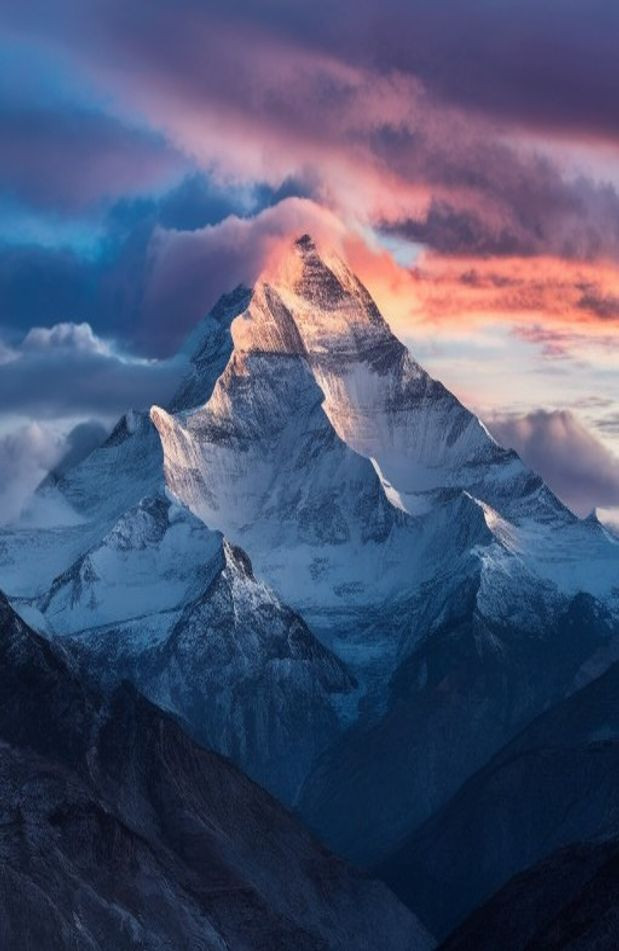 Mount Everest HD AI Wallpaper