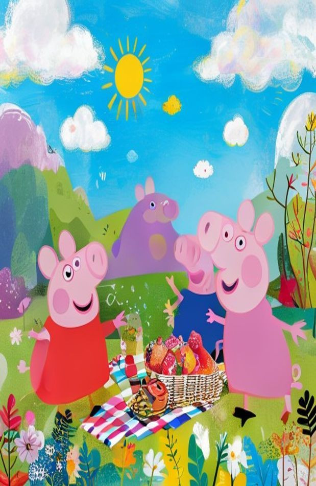 Peppa Pig HD AI Wallpaper