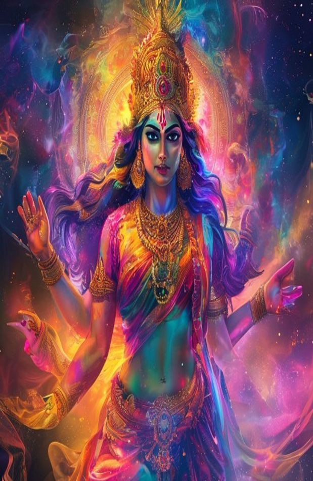 God Durga HD AI Wallpaper