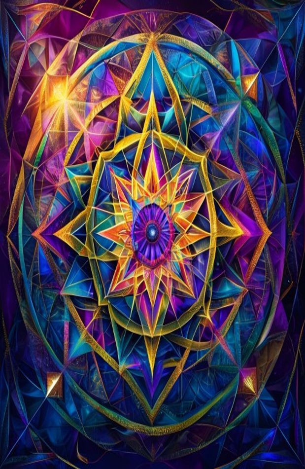 Sacred Geometry AI Wallpaper HD