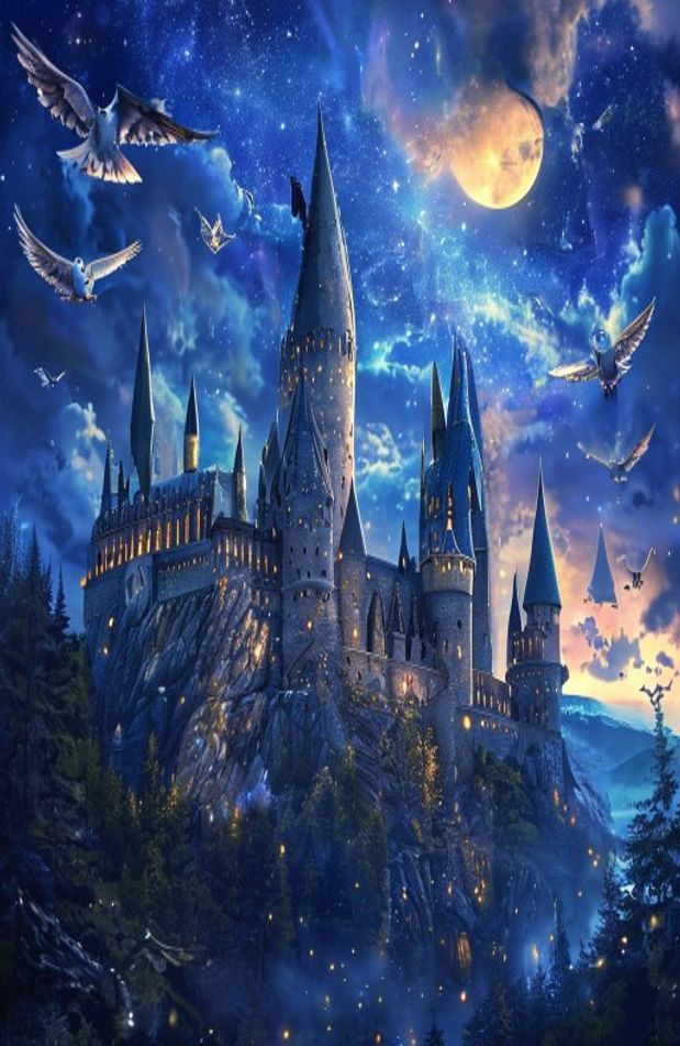 Harry Potter Hogwarts AI Wallpaper