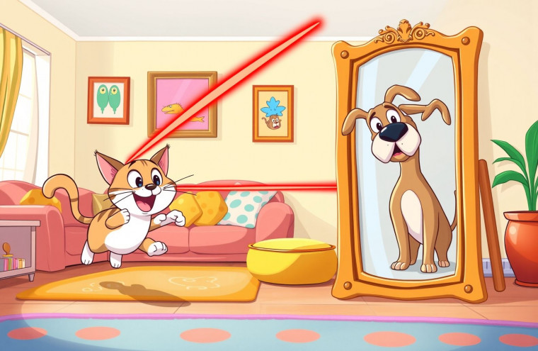Funny Dual Screen AI Wallpaper