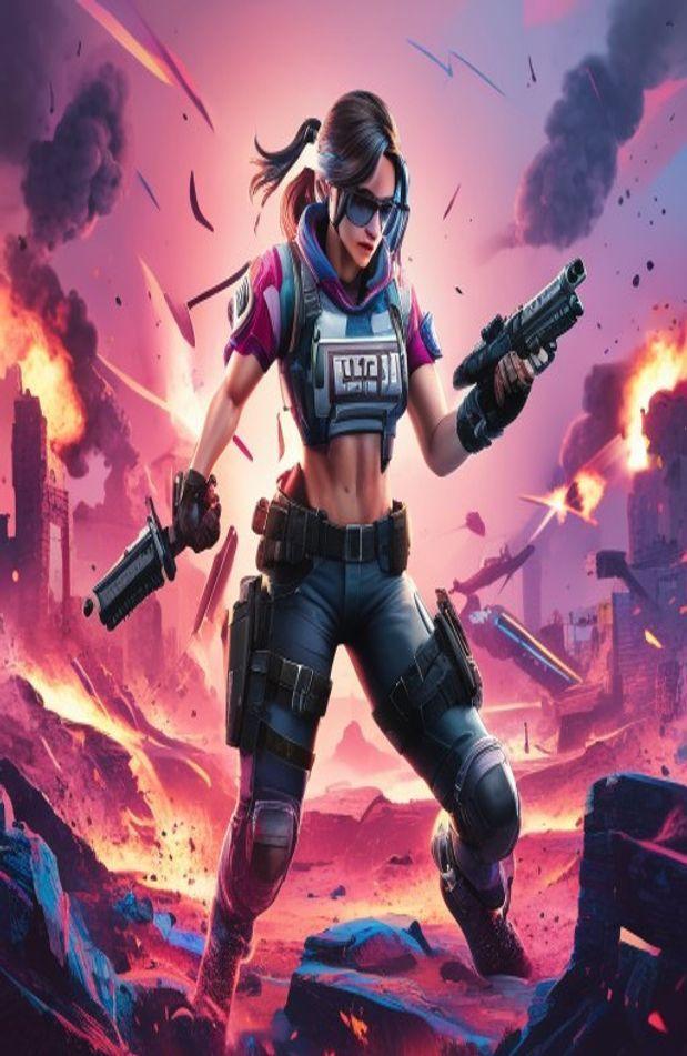 Pubg Girl AI Wallpaper