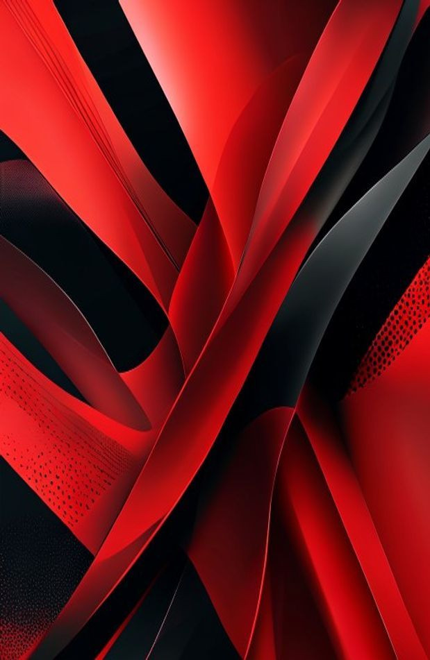 Cool Red And Black AI Wallpaper