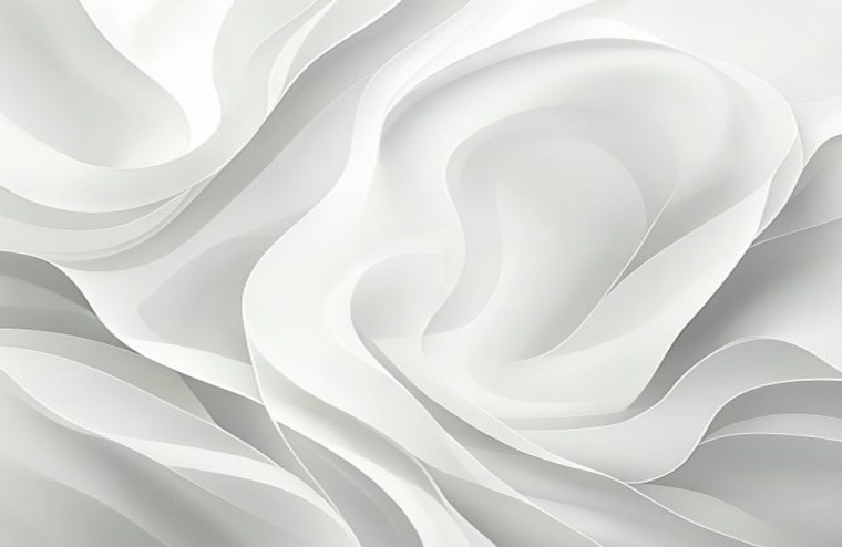 White Abstract AI Wallpaper