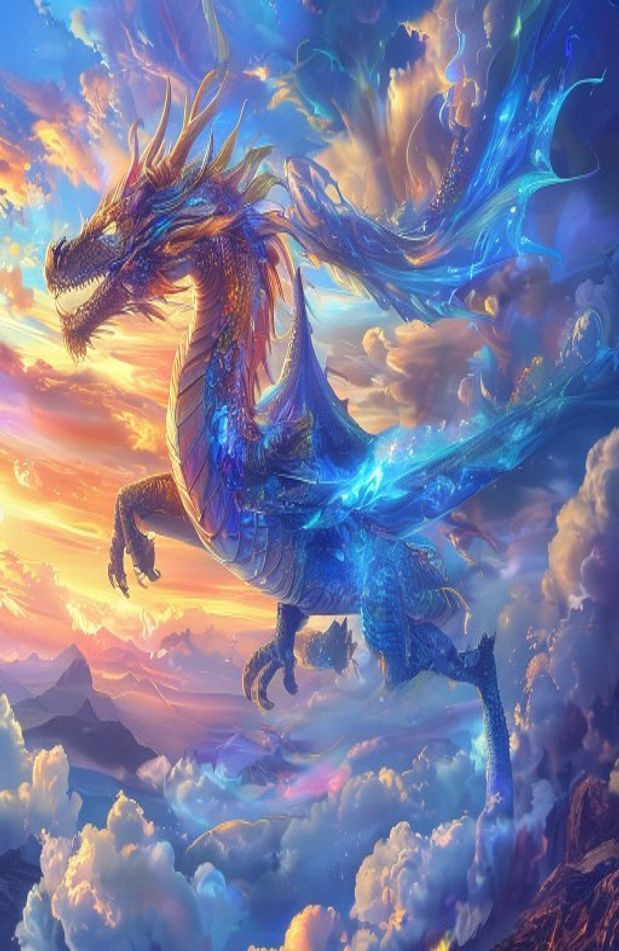 Cool Dragon AI Wallpaper