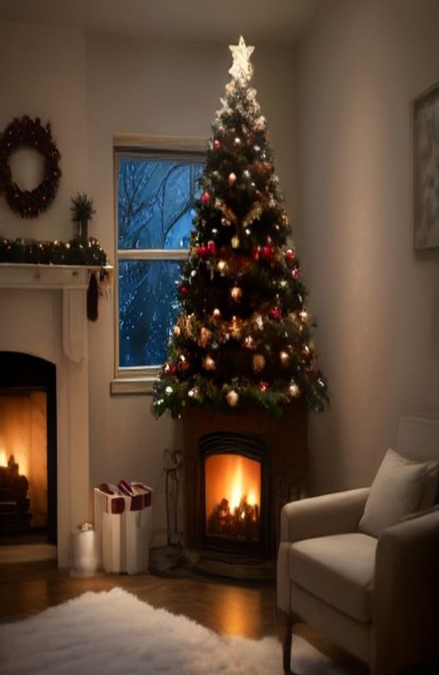 Best Christmas AI Wallpaper