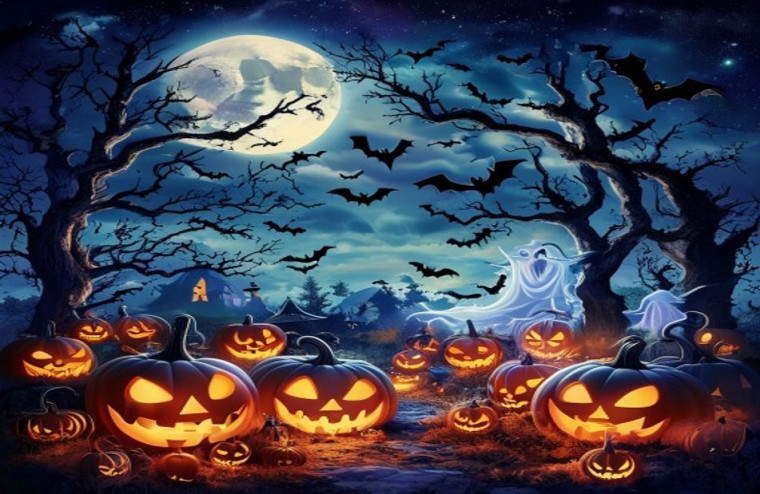 Halloween AI Wallpaper