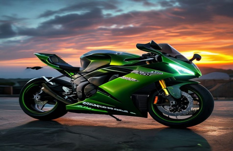 Kawasaki Ninja H2r AI Wallpaper