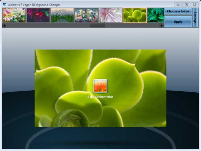 Free download Windows 7 Logon Background Changer Software Informer