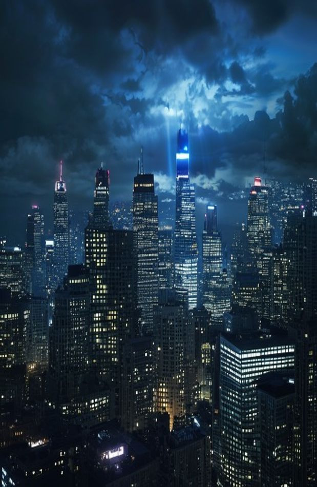 Gotham City HD AI Wallpaper