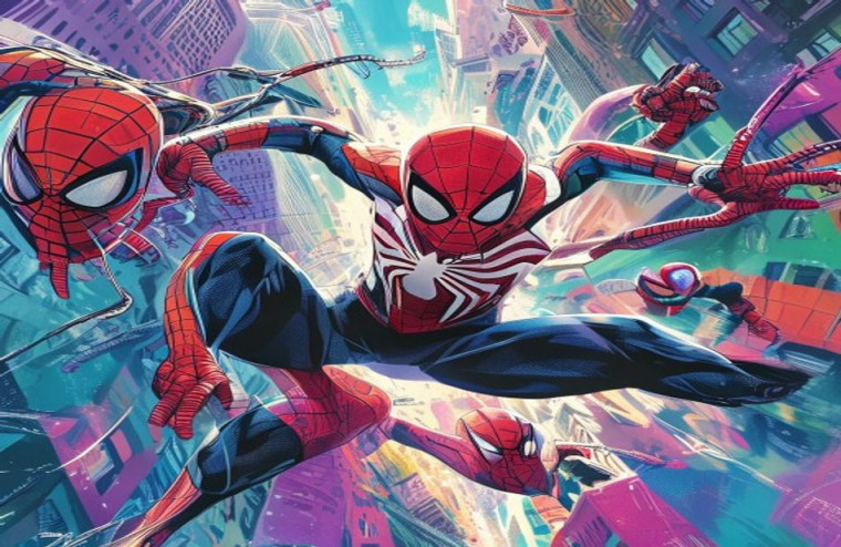 Spider Man Into The Verse AI Wallpaper