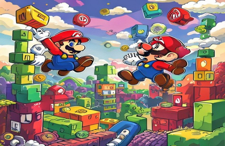 Super Mario Bros Live AI Wallpaper
