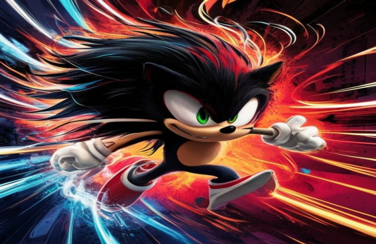 Shadow The Hedgehog AI Wallpaper HD