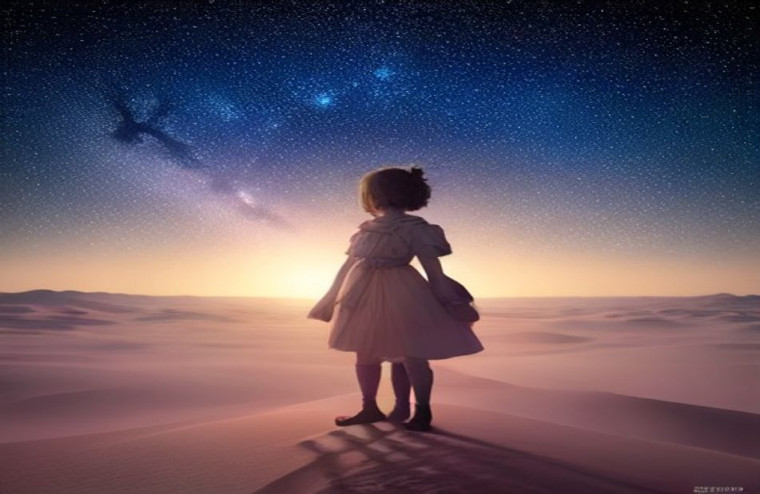 The Little Prince AI Wallpaper