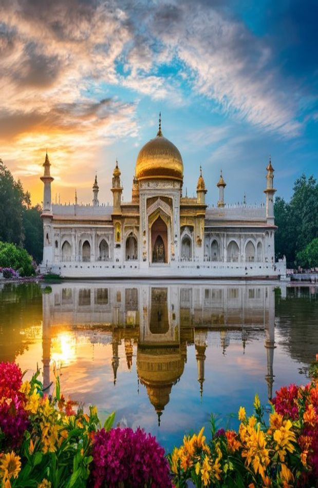 Harmandir Sahib AI Wallpaper