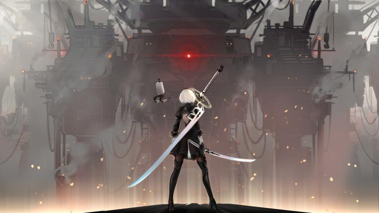 Free download Dual monitor NieR Automata wallpapers HD backgrounds ...