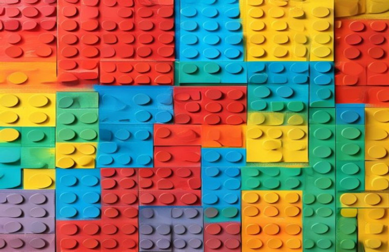 Lego Brick AI Wallpaper