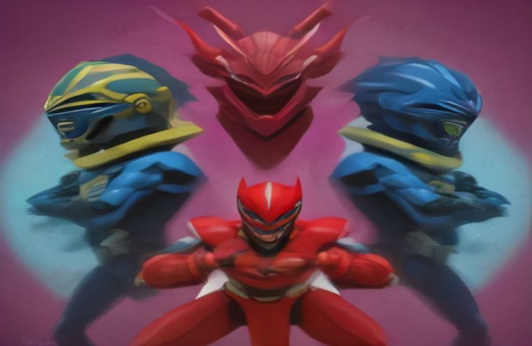 Power Rangers Dino Charge AI Wallpaper