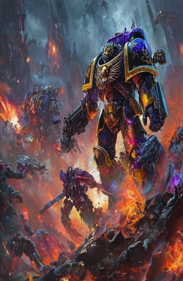 Warhammer 40k HD AI Wallpaper