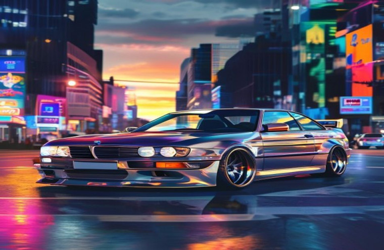 Bmw E36 M3 AI Wallpaper