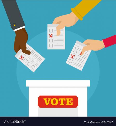 Free download Election voter box icon seamless pattern background ...