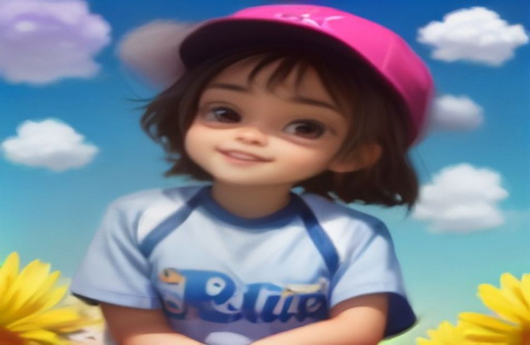 Cute Softball AI Wallpaper