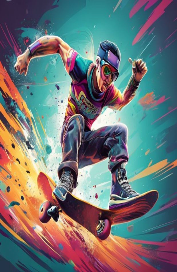 Kick Buttowski AI Wallpaper