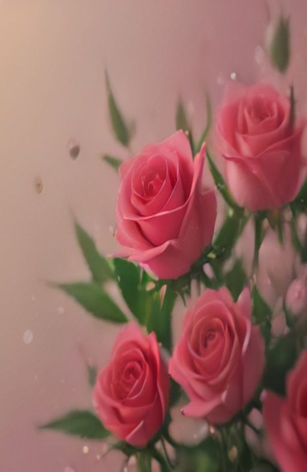 Beautiful Pictures Of Roses AI Wallpaper