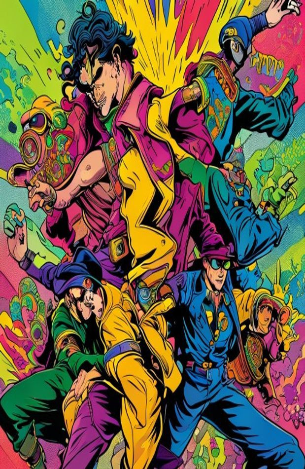 Jojo Bizarre Adventure AI Wallpaper