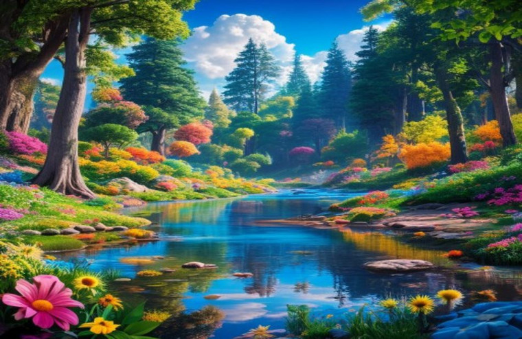3d HD Nature AI Wallpaper