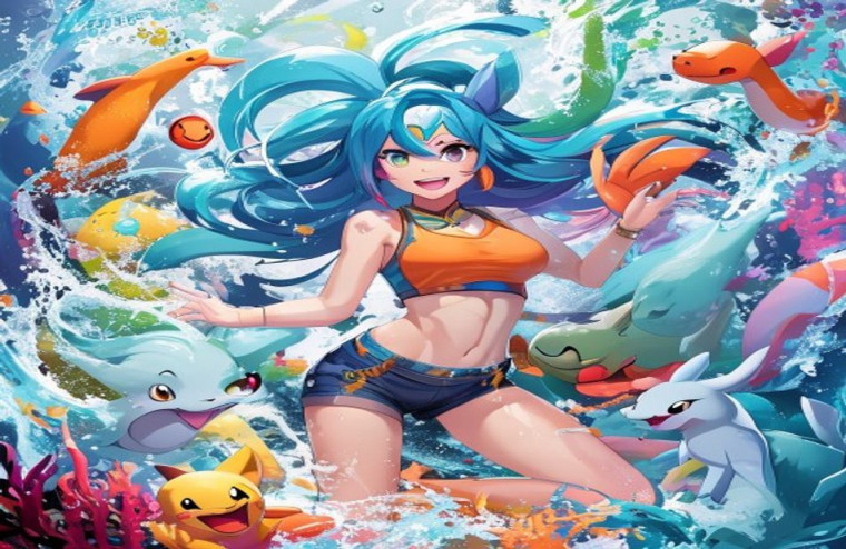 Pokemon Misty AI Wallpaper